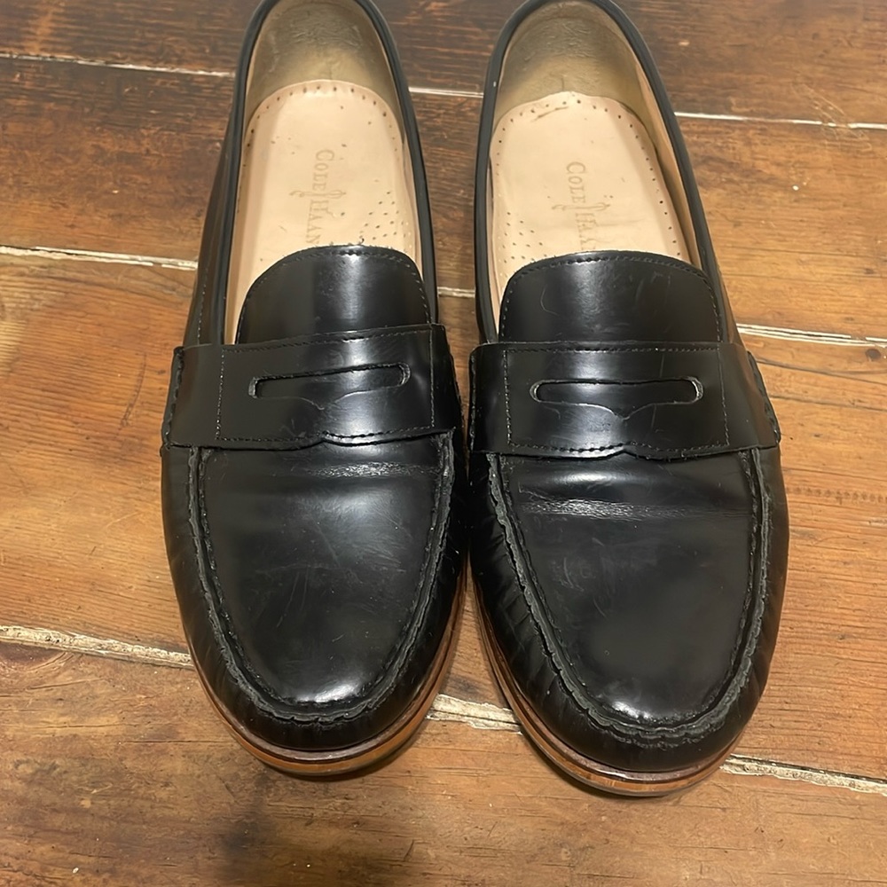Wore once never was able to break in. minimal signs of wear.